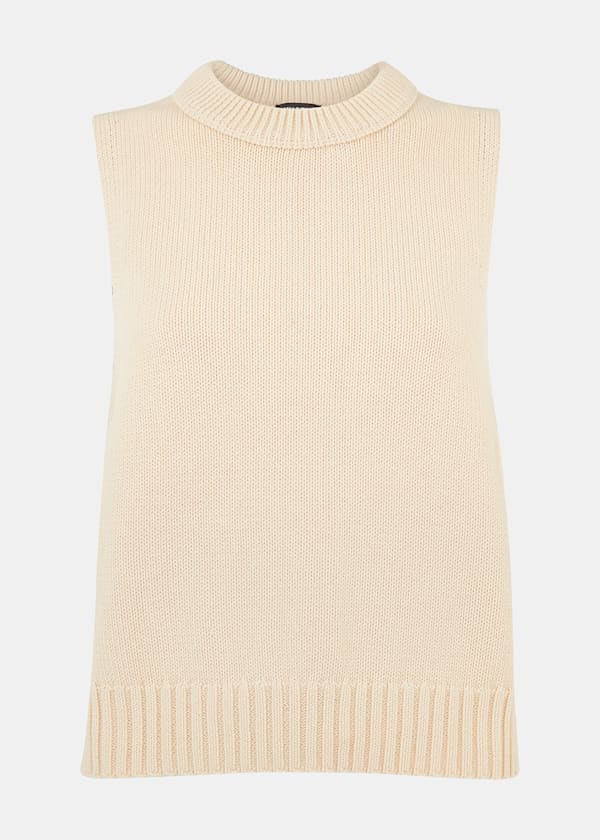 Ivory Indie Rib Detail Tank